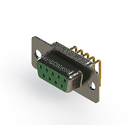 9 Position D-Sub Receptacle, Female Sockets Connector 9 Position D-Sub Receptacle, Female Sockets Connector