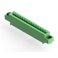 14 Position Female Connector Non Specified - Single Edge Gold 0.156" (3.96mm) Green 14 Position Female Connector Non Specified - Single Edge Gold 0.156" (3.96mm) Green