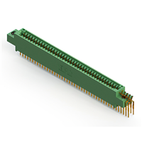 90 Position Female Connector Non Specified - Dual Edge Gold 0.100" (2.54mm) Green 90 Position Female Connector Non Specified - Dual Edge Gold 0.100" (2.54mm) Green