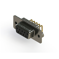 9 Position D-Sub Receptacle, Female Sockets Connector 9 Position D-Sub Receptacle, Female Sockets Connector