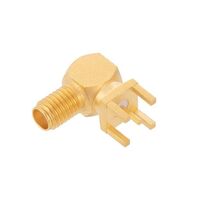 SSMA Steckverbinder Steckdose, Buchse 50Ohm Durchführungsloch, rechtwinklig Lötverbindung SSMA Steckverbinder Steckdose, Buchse 50Ohm Durchführungsloch, rechtwinklig Lötverbindung