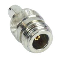 Adapter Coaxial Connector RP-SMA Jack, Male Pin To N Jack, Female Socket 50 Ohms Adapter Coaxial Connector RP-SMA Jack, Male Pin To N Jack, Female Socket 50 Ohms