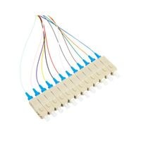 Cable Fiber Optic SC (12) To Cable 50/125 9.8' (3.0m) Cable Fiber Optic SC (12) To Cable 50/125 9.8' (3.0m)