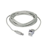 USB 2.0 缆线 B 母头到 B 公头 10.00'(3.05m) 屏蔽 USB 2.0 缆线 B 母头到 B 公头 10.00'(3.05m) 屏蔽