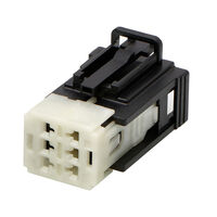 6 矩形連接器 - 外罩 插孔 黑色 0.138" (3.50mm) 6 矩形連接器 - 外罩 插孔 黑色 0.138" (3.50mm)