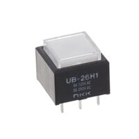 Pushbutton Switch DPDT Standard, Illuminated Through Hole Pushbutton Switch DPDT Standard, Illuminated Through Hole