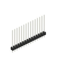 Connector kopstuk Through-hole 15 posities 0,100" (2,54mm) Connector kopstuk Through-hole 15 posities 0,100" (2,54mm)