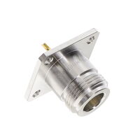 N Type Connector Jack, Female Socket 75 Ohms Panel Mount Solder N Type Connector Jack, Female Socket 75 Ohms Panel Mount Solder