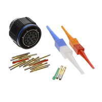 15 Polohový kruhový konektor Zástrčka, Samičí zásuvky Krimpovací 15 Polohový kruhový konektor Zástrčka, Samičí zásuvky Krimpovací