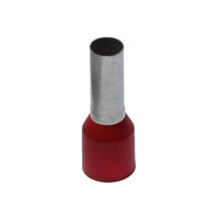 Red Wire Ferrule Connector DIN 8 AWG (10.00mm²) Single Wire Red Wire Ferrule Connector DIN 8 AWG (10.00mm²) Single Wire