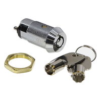 Keylock Switch 1 Position SPST-NO 4A (AC) 125 V AC DC Panel Mount Keylock Switch 1 Position SPST-NO 4A (AC) 125 V AC DC Panel Mount