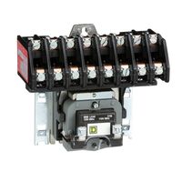 Contactor 8PST-NO (8 Form A) 30 A 120VAC Coil Chassis Mount, DIN Rail Contactor 8PST-NO (8 Form A) 30 A 120VAC Coil Chassis Mount, DIN Rail
