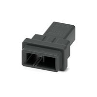 2 Rectangular Connectors - Housings Plug Black 0.200" (5.08mm) 2 Rectangular Connectors - Housings Plug Black 0.200" (5.08mm)