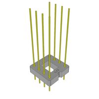 8 位置 DIP,DIL - 接头 连接器 公形引脚 镀金 8 位置 DIP,DIL - 接头 连接器 公形引脚 镀金