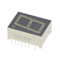 显示器模块 - LED 字符与数字 红色 7 段 1 字符 共阴极 2V 20mA 0.984" 高 x 0.732" 宽 x 0.417" 直径(25.00mm x 18.60mm x 10.60mm) 18-DIP(0.600",15.24mm),15 引线 显示器模块 - LED 字符与数字 红色 7 段 1 字符 共阴极 2V 20mA 0.984" 高 x 0.732" 宽 x 0.417" 直径(25.00mm x 18.60mm x 10.60mm) 18-DIP(0.600",15.24mm),15 引线