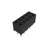 10 Position Receptacle Connector 0.079" (2.00mm) Through Hole Gold 10 Position Receptacle Connector 0.079" (2.00mm) Through Hole Gold