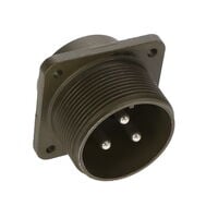 3 Conector circular con posiciones Receptáculo, clavijas macho Taza de soldadura 3 Conector circular con posiciones Receptáculo, clavijas macho Taza de soldadura