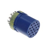 19 Position Circular Connector Insert, Female Sockets Solder Cup 19 Position Circular Connector Insert, Female Sockets Solder Cup