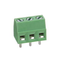 3 Position Wire to Board Terminal Block Horizontal with Board 0.150" (3.81mm) Through Hole 3 Position Wire to Board Terminal Block Horizontal with Board 0.150" (3.81mm) Through Hole