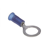 Ring Terminal Connector 3/8 Stud Circular 14-16 AWG Crimp Ring Terminal Connector 3/8 Stud Circular 14-16 AWG Crimp