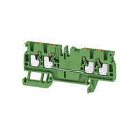 Terminal Block Connector 3 Position Feed Through Green 12-28 AWG Terminal Block Connector 3 Position Feed Through Green 12-28 AWG