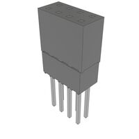 8 Position Elevated Socket Connector 0.100" (2.54mm) Through Hole Tin 8 Position Elevated Socket Connector 0.100" (2.54mm) Through Hole Tin