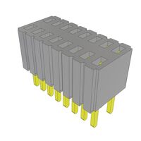 16 位置 插座 连接器 0.050"(1.27mm) 通孔 镀金 16 位置 插座 连接器 0.050"(1.27mm) 通孔 镀金