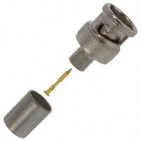 BNC Connector Plug, Male Pin 75 Ohms Free Hanging (In-Line) Crimp BNC Connector Plug, Male Pin 75 Ohms Free Hanging (In-Line) Crimp