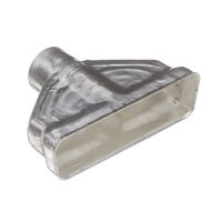 25 Position One Piece Backshell Connector Silver 180° Shielded 25 Position One Piece Backshell Connector Silver 180° Shielded