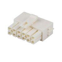12 Rectangular Connectors - Housings Receptacle Natural 0.118" (3.00mm) 12 Rectangular Connectors - Housings Receptacle Natural 0.118" (3.00mm)