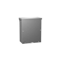 Junction Box Metal, Steel Gray Cover Included, Slanted Top 8.000" L x 8.000" W (203.20mm x 203.20mm) X 6.000" (152.40mm) Junction Box Metal, Steel Gray Cover Included, Slanted Top 8.000" L x 8.000" W (203.20mm x 203.20mm) X 6.000" (152.40mm)
