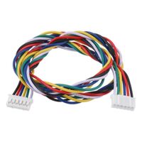 6 Position Cable Assembly Rectangular Socket to Socket 1.31' (400.00mm) 6 Position Cable Assembly Rectangular Socket to Socket 1.31' (400.00mm)