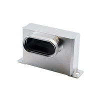 15 Position One Piece Backshell Connector Silver 180° Shielded 15 Position One Piece Backshell Connector Silver 180° Shielded