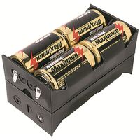 Battery Holder (Open) D 8 Cell Solder Lug Battery Holder (Open) D 8 Cell Solder Lug