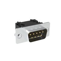 9 Position D-Sub Plug, Male Pins Connector 9 Position D-Sub Plug, Male Pins Connector