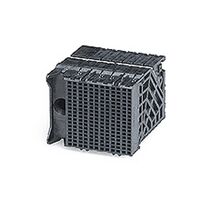 180 Connector Receptacle, Female Sockets Board Edge, Through Hole, Right Angle Black Impact, Guide Right 180 Connector Receptacle, Female Sockets Board Edge, Through Hole, Right Angle Black Impact, Guide Right