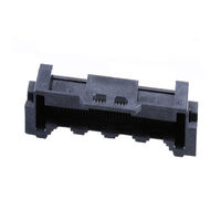 40 位置 FFC 连接器 触点,底部 0.020"(0.50mm) 表面贴装,直角 40 位置 FFC 连接器 触点,底部 0.020"(0.50mm) 表面贴装,直角