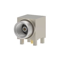 MCX Connector Jack, Female Socket 50 Ohms Through Hole, Right Angle Solder MCX Connector Jack, Female Socket 50 Ohms Through Hole, Right Angle Solder