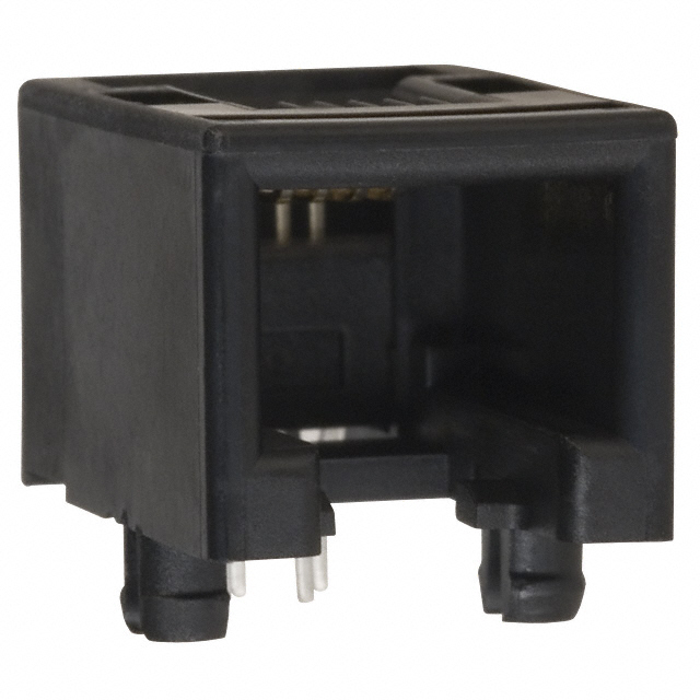 Jack Modular Connector 6p4c (RJ11, RJ14) 90° Angle (Right) Unshielded Cat3 Jack Modular Connector 6p4c (RJ11, RJ14) 90° Angle (Right) Unshielded Cat3