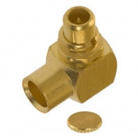 MMCX Connector Plug, Male Pin 50 Ohms Free Hanging (In-Line), Right Angle Solder MMCX Connector Plug, Male Pin 50 Ohms Free Hanging (In-Line), Right Angle Solder