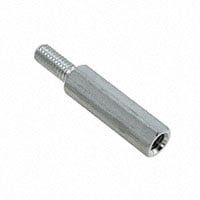 六角支座 有螺纹 M4x0.7 铝 0.945"(24.00mm) 透明 六角支座 有螺纹 M4x0.7 铝 0.945"(24.00mm) 透明