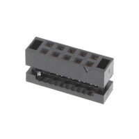 10 Position Rectangular Receptacle Connector IDC Gold 28 AWG 10 Position Rectangular Receptacle Connector IDC Gold 28 AWG