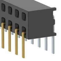 50 Position Receptacle Connector 0.079" (2.00mm) Through Hole, Right Angle Gold 50 Position Receptacle Connector 0.079" (2.00mm) Through Hole, Right Angle Gold