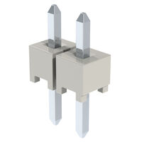 针座连接器 通孔 2 位置 0.100"(2.54mm) 针座连接器 通孔 2 位置 0.100"(2.54mm)