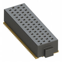 60 Position Receptacle Connector 0.050" (1.27mm) Surface Mount Gold 60 Position Receptacle Connector 0.050" (1.27mm) Surface Mount Gold