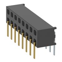 16 Position Receptacle Connector 0.079" (2.00mm) Through Hole, Right Angle Gold 16 Position Receptacle Connector 0.079" (2.00mm) Through Hole, Right Angle Gold