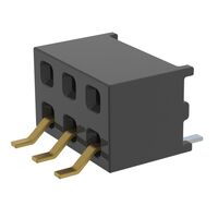 6 Positionen Buchse Steckverbinder 0,079" (2,00mm) Oberflächenmontage, rechtwinklig Gold 6 Positionen Buchse Steckverbinder 0,079" (2,00mm) Oberflächenmontage, rechtwinklig Gold