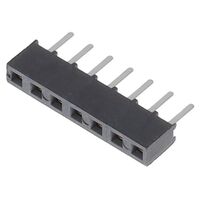 7 Position Receptacle Connector 0.079" (2.00mm) Through Hole Gold 7 Position Receptacle Connector 0.079" (2.00mm) Through Hole Gold