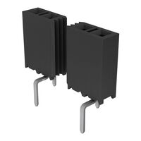 34 Position Receptacle, Pass Through Connector 0.100" (2.54mm) Through Hole Gold 34 Position Receptacle, Pass Through Connector 0.100" (2.54mm) Through Hole Gold