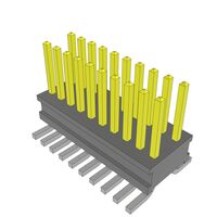 連接器排針座 表面黏著式 20 位置 0.050" (1.27mm) 連接器排針座 表面黏著式 20 位置 0.050" (1.27mm)